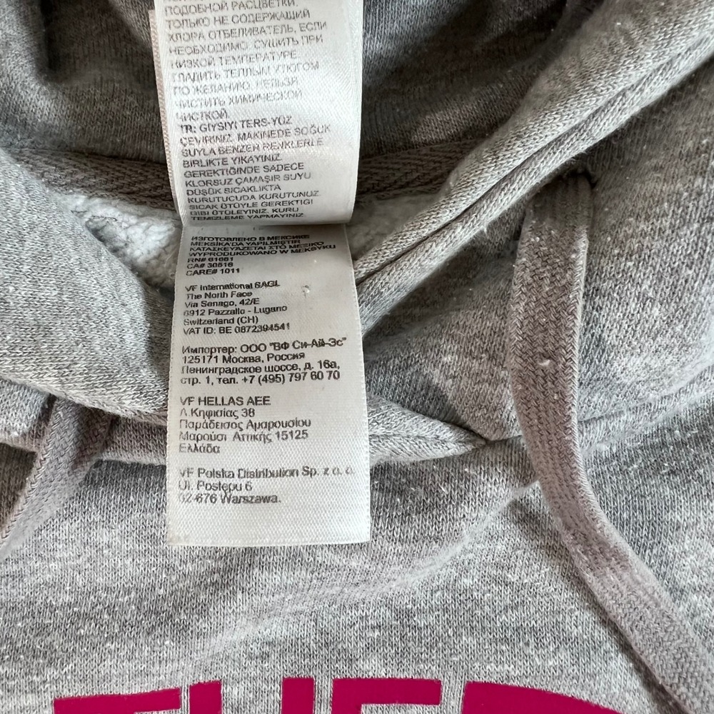 The North Face Women's M Gray Pink Half Dome Pullover Hoodie Gorpcore - Picture 12 of 12